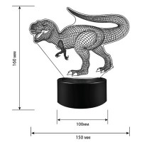Ночник Camelion NL-405 Динозавр с эффектом объёмного изображения