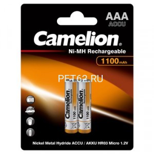 Аккумулятор Camelion Никель - металлогидридный NH-AAA1100BP2 1100 мА*ч