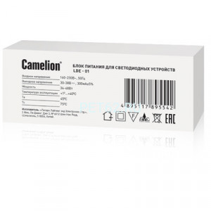 Блок питания для рамок LBS 2301/2302 Camelion LDE-01