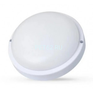 Светильник светодиодный влагозащищенный Ultraflash LBF-0603 (Св-к LED влагозащищённый, 15 Вт, IP54, 220В, круг)